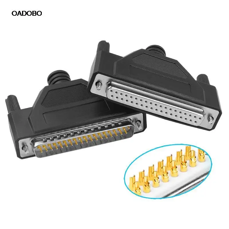 

Welding line 37 male female head DB37 needle connector plug 37 core plastic shell 37 p connector mold