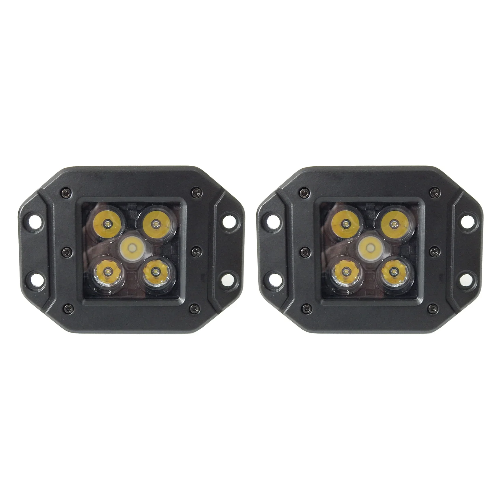

25W LED Off-Road Work Light Waterproof Driving Light Square Fog Light for Car 4Wd Truck Atv Suv Trailer Motocross