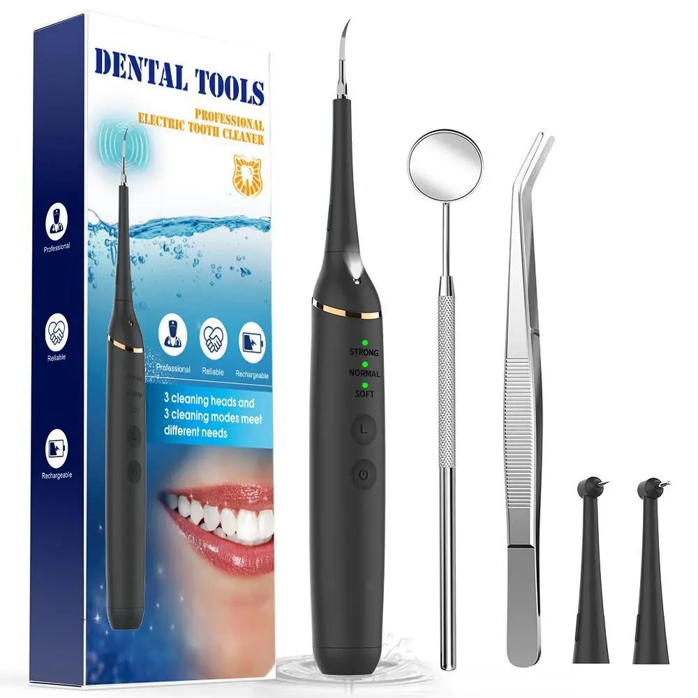 Electric Steel Head Tooth Cleaner Tooth Cleaning Instrument Tooth Whitening Care Remove Tartar Calculus Oral CleanerTooth Brush enlarge