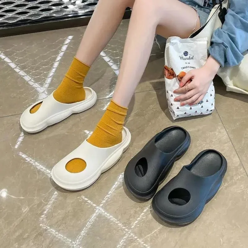 2022 Summer Man Women Solid Color Hollow Out Sandals Couple Slippers Men Outdoor Beach Sandals Slipper Shoes