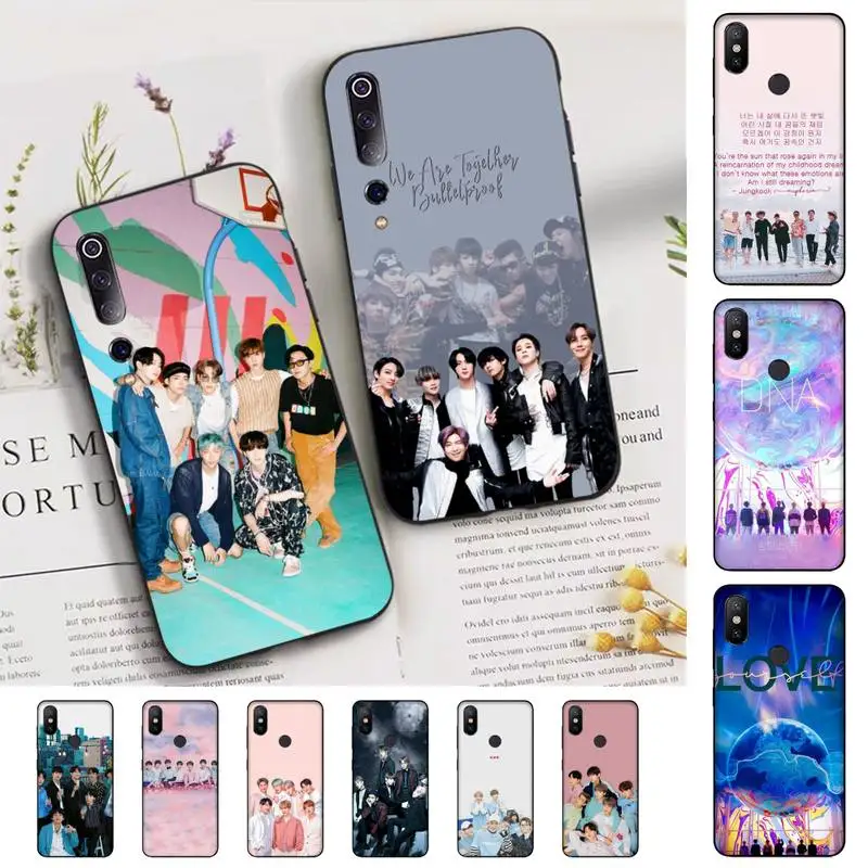 

KPOP DNA Korean Phone Case for Xiaomi mi 5 6 8 9 10 lite pro SE Mix 2s 3 F1 Max2 3