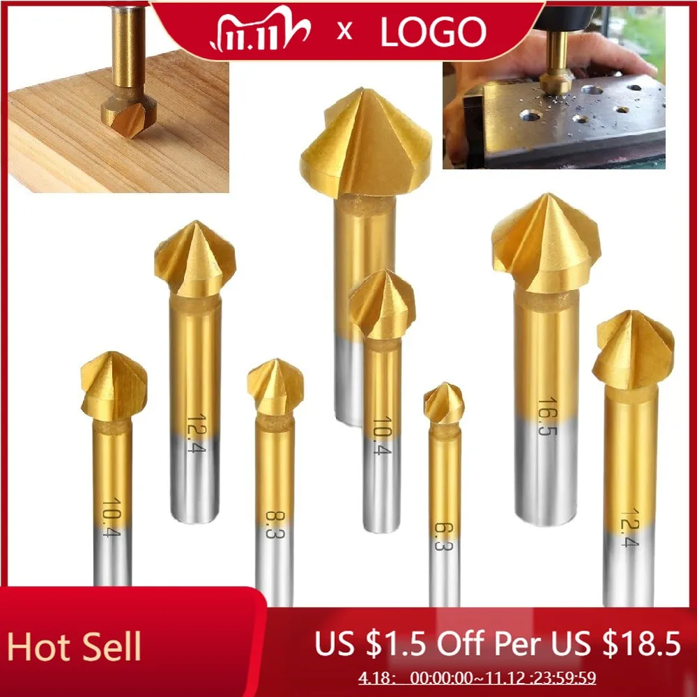 

8 шт./компл. фаски режущие сверла 90 градусов зенкер для Carban Steel