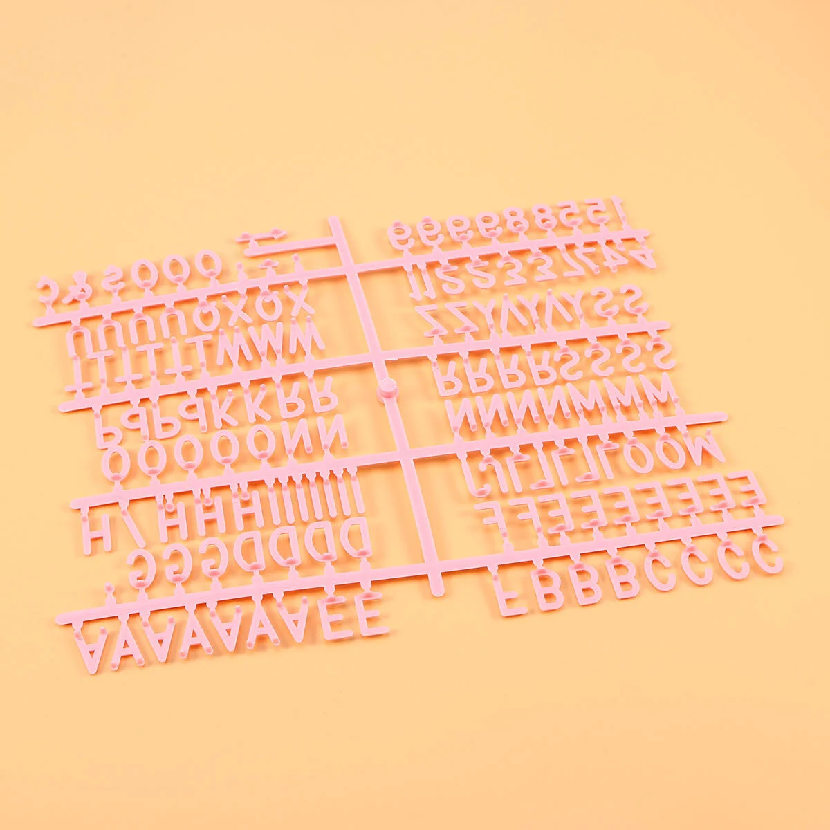 

580pcs English Letter Digital Symbol Board Set Simple Plastic Message Board for Home Store Bar (White, Pink, Sky Blue, Black,