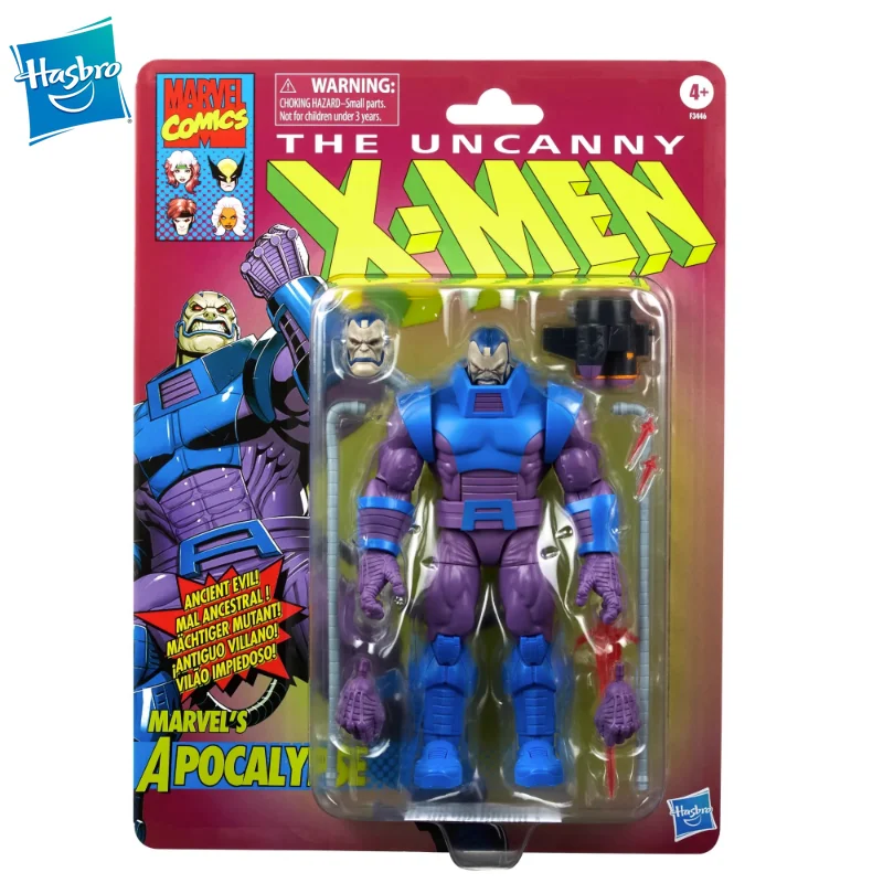 

Hasbro MARVEL LEGENDS X-Men Apocalypse Anime Figures Active joint Action Figure Collectible Model kids Toy Birthday Gift
