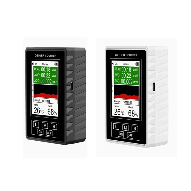 

Счетчик Гейгера, счетчик ядерного излучения, измеритель температуры и влажности