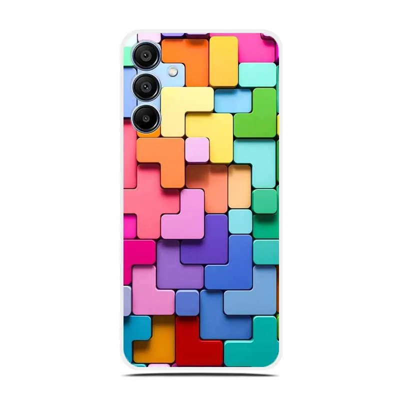 Прозрачная задняя крышка прозрачный чехол для Samsung Galaxy A15 4G 5G 6 5 дюйма Силиконовый