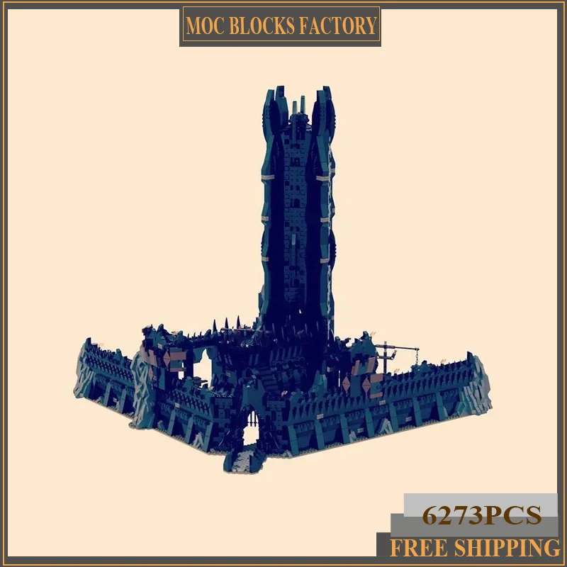 Волшебные кольца модель фильма Moc строительные блоки технология CS Cirith Ungol