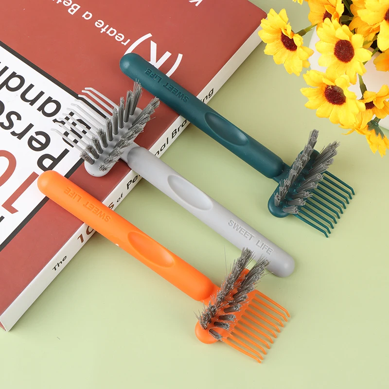 

Новая расческа для волос, щетка для чистки с пластиковой ручкой, щетка для удаления, встроенные инструменты для красоты, чистящие средства, ...