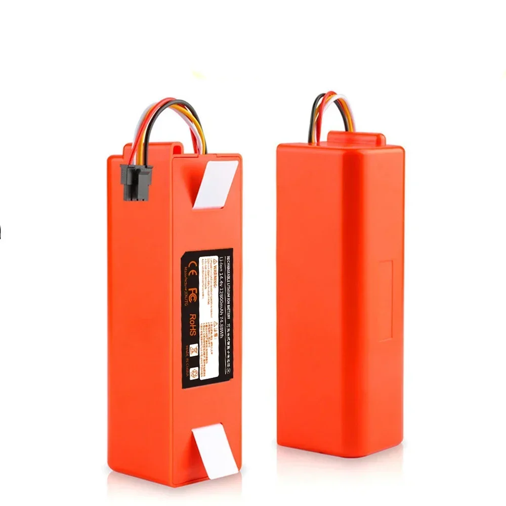 XM-S50 14,4 V 12800mAh Xiaomi Роботизированный вакуумный сменный аккумулятор 18650 батарея для Xiaomi Roborock S55 S60 S65 S50 S51 S5 MAX S6 (art.: 3920c6e1ca003) - 3920c6e1ca003