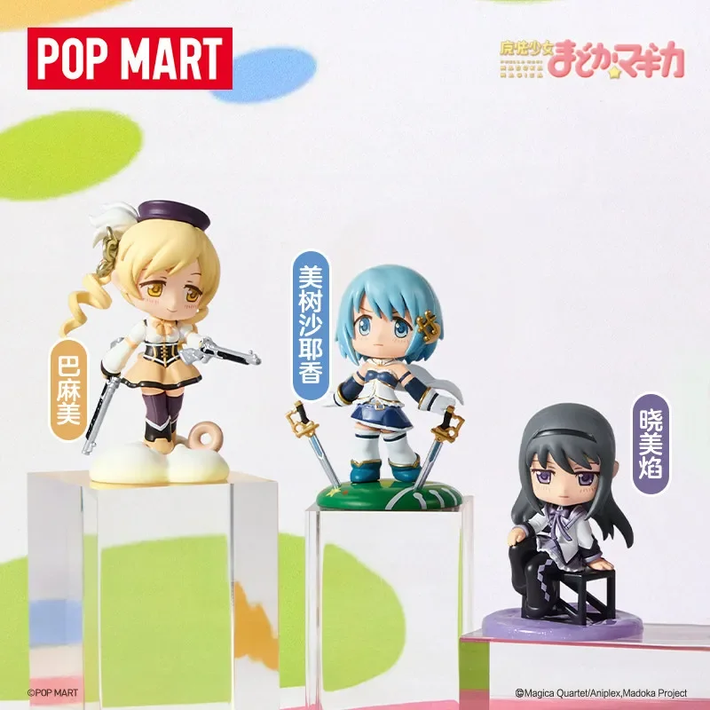 Фото POPMART PUELLA MAGI MADOKA MAGICA Серия: Слепая коробка-сюрприз (Blind Box) — Оригинальные игрушки, куклы, милые аниме-фигурки, украшения, подарок №5