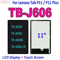 11 original lcd for lenovo tab p11 p11 plus tb j606 tb j606f tb j606l tb j606n tb j606ln lcd display touch screen assembly