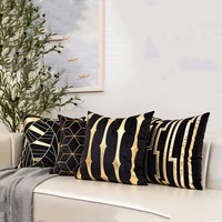 luxury embroidered cushion covers velvet tassels pillow case home decorative european sofa car throw pillows blue brown