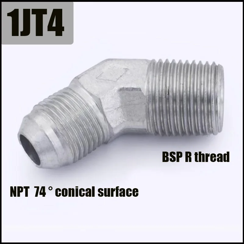 

Straight Through Male Connector NPT 7/16 9/16 U3/4 7/8 to BSP 1/8 1/4 3/8 1/2 74° External Cone/British Pipe Fittings Adapter
