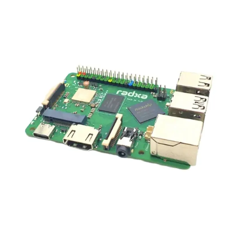 RADXA 3C Rock Pi 3 Model C RK3566 Четырехъядерная плата разработки Cortex A55 32 бит 3200 Мбит/с LPDDR4