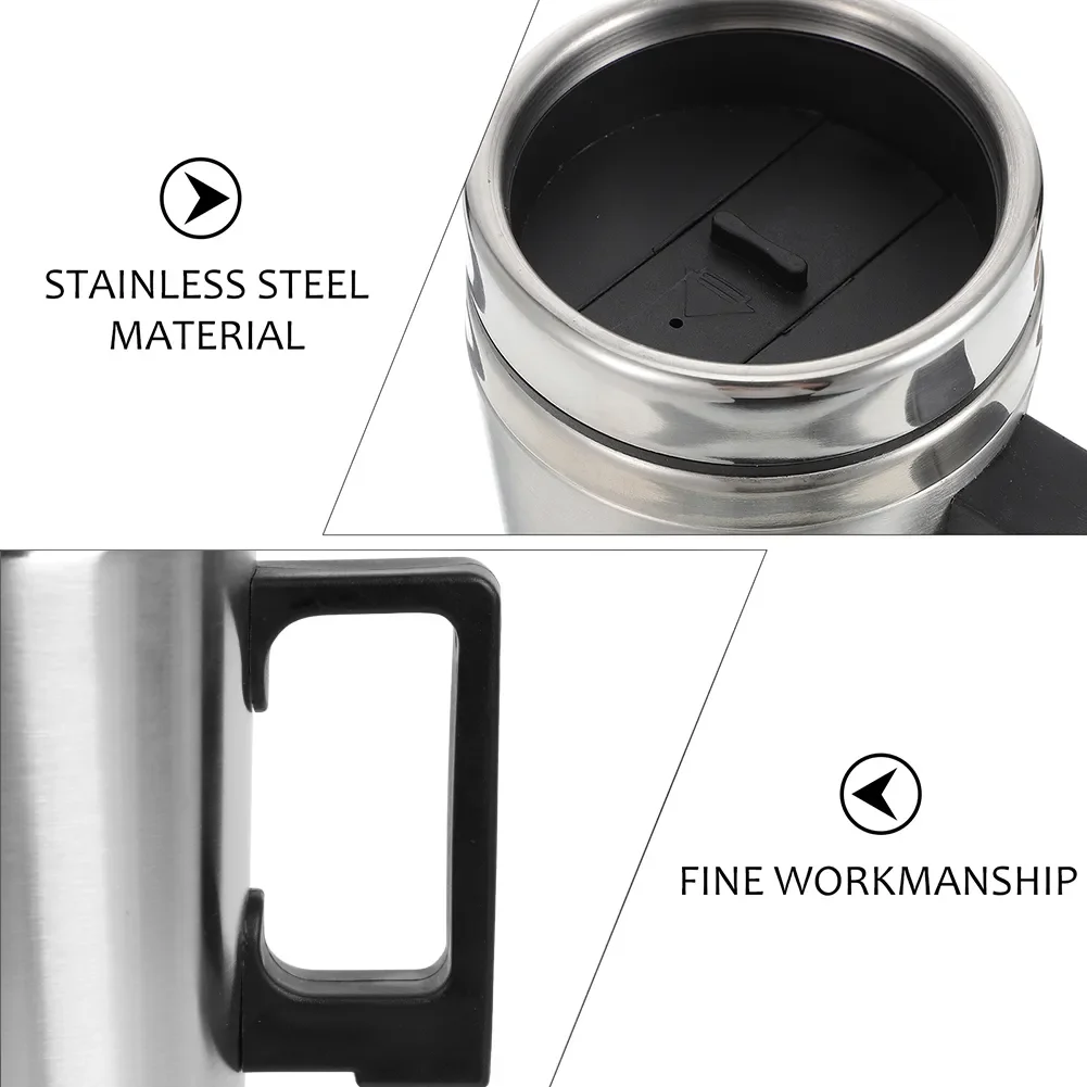 Автомобильная Термокружка Из Нержавеющей Стали 12 В/24 В