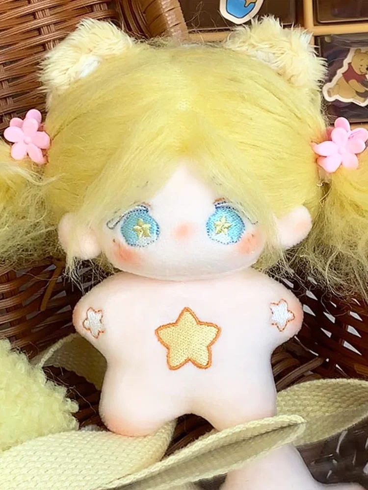 

Плюшевая мини-кукла 10 см, мягкая хлопковая набивная кукла для девочек, без атрибутов, с морскими звездами, мягкая подушка, подарок на день ро...
