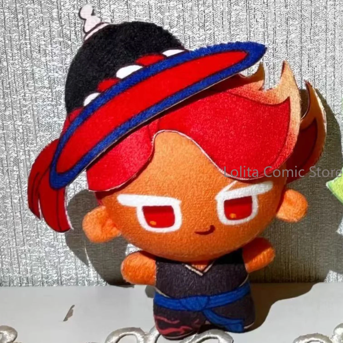 Фото Плюшевая кукла-брелок Anime Cookie Run: Kingdom Shadow Milk Cookie Wind Archer Cookie, мягкая игрушка, подарок на день рождения, Рождество №3