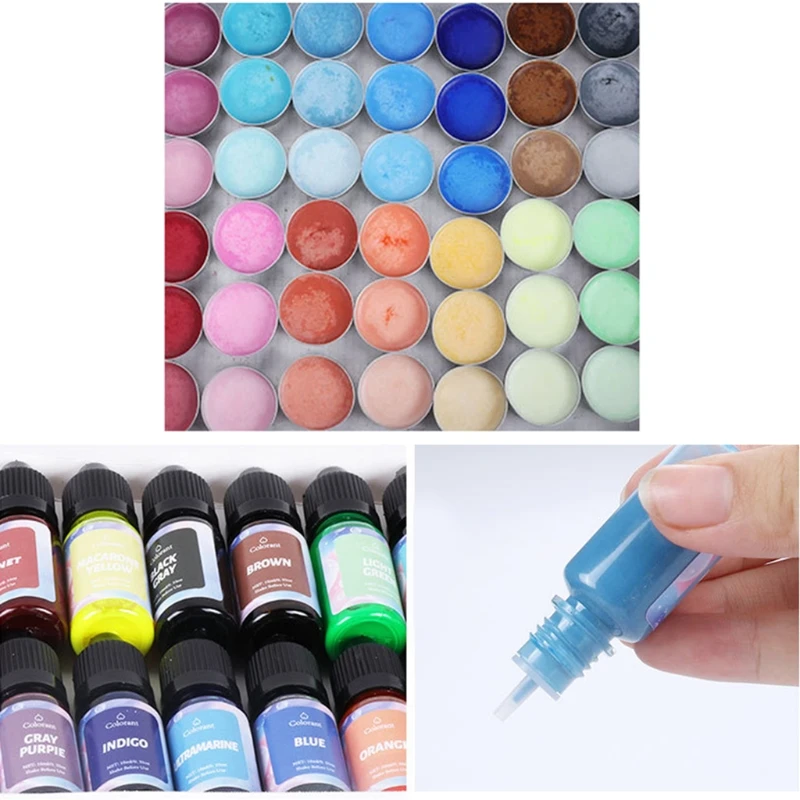 18 цветов s свеча делая жидкий краситель высоко концентрированный цвет свечи