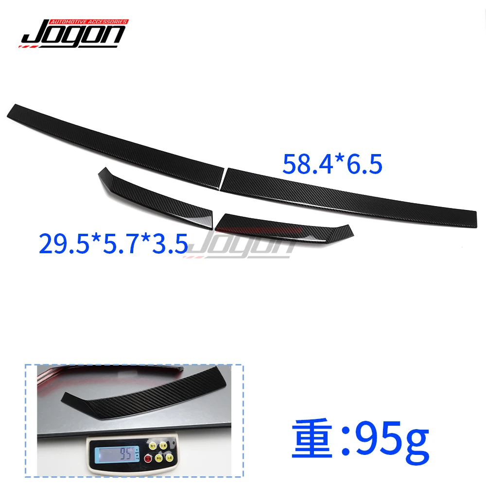 4 шт. внешний автомобильный задний багажник спойлер сплиттер накладка аксессуары