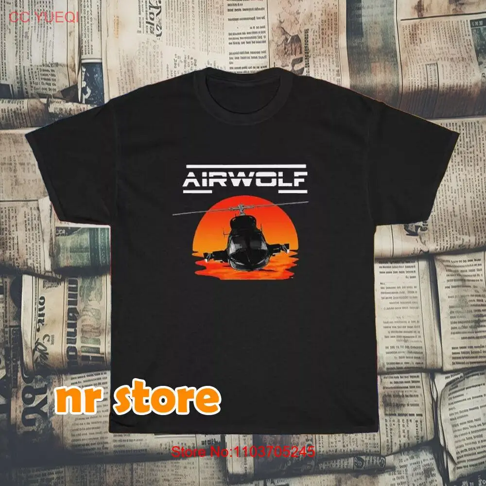 AIRWOLF TV Серия логотип новая футболка Забавный Логотип Футболка Размер от S до 5XL