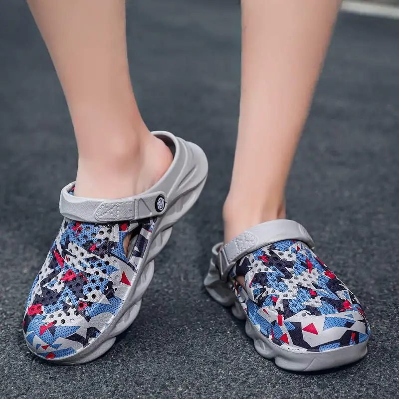 

Breath Sneaker Slippers Designer High Quality Summer Man Flip Flops Flat-Heel Men Designer Shoes Dad High-Heeled Sandals Tennis