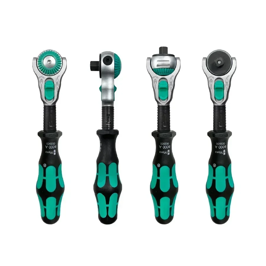 Оригинальная WERA 05003500001 Zyklop 8000 А 1/4 дюйма приводной трещоточный ключ 152 мм
