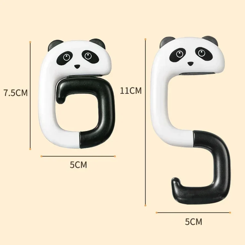 Милый портативный крючок для сумки пластиковый настольный с животными кошелек