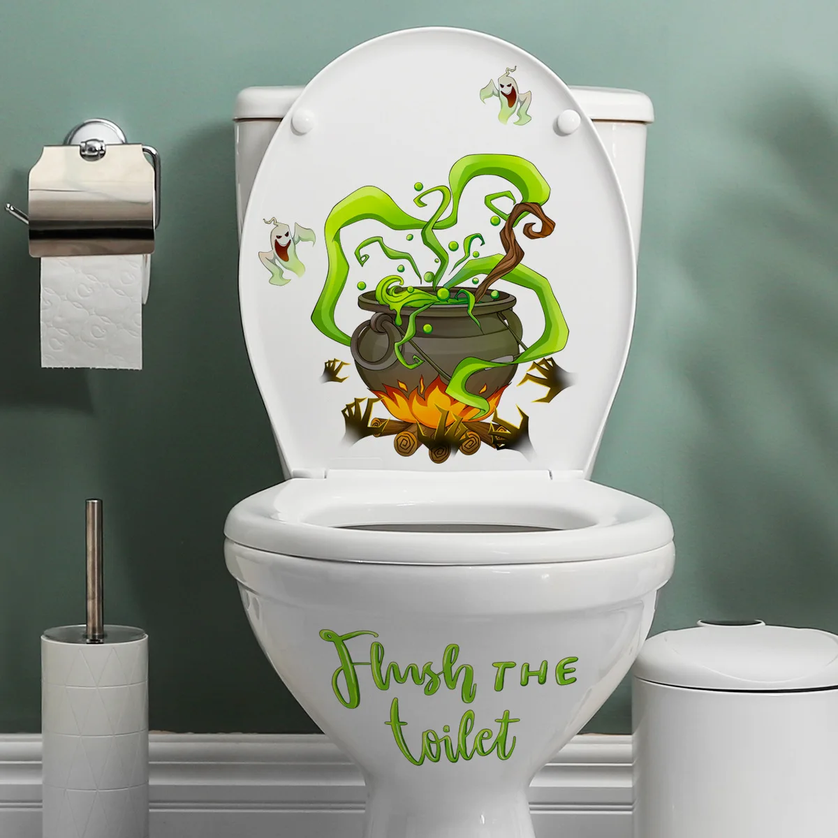 Настенные стикеры на Хэллоуин размеры 30*30 см