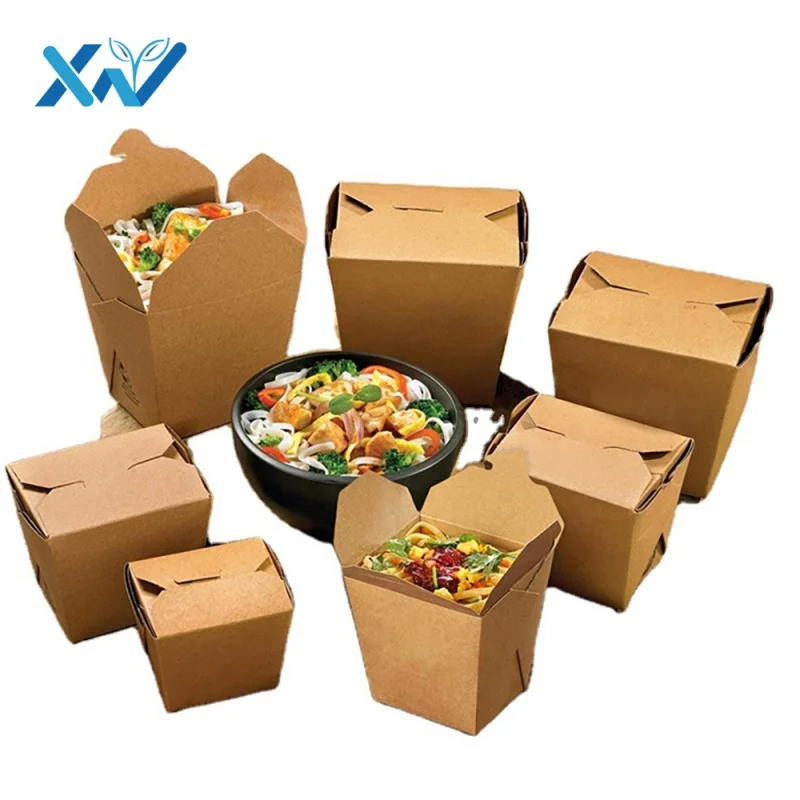 

Noodle Kraft Paper Box Pasta Fast Food Packaging Box