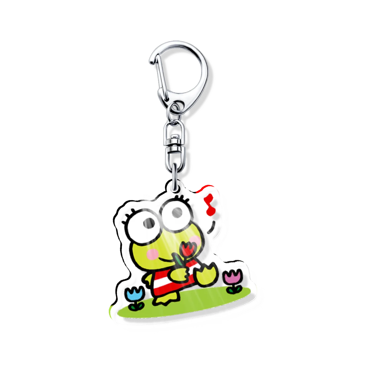 Фото Акриловый брелок Kerokero Keroppi: сувенир для фанатов, украшение для сумки, подарок для друзей, культурный сувенир №2