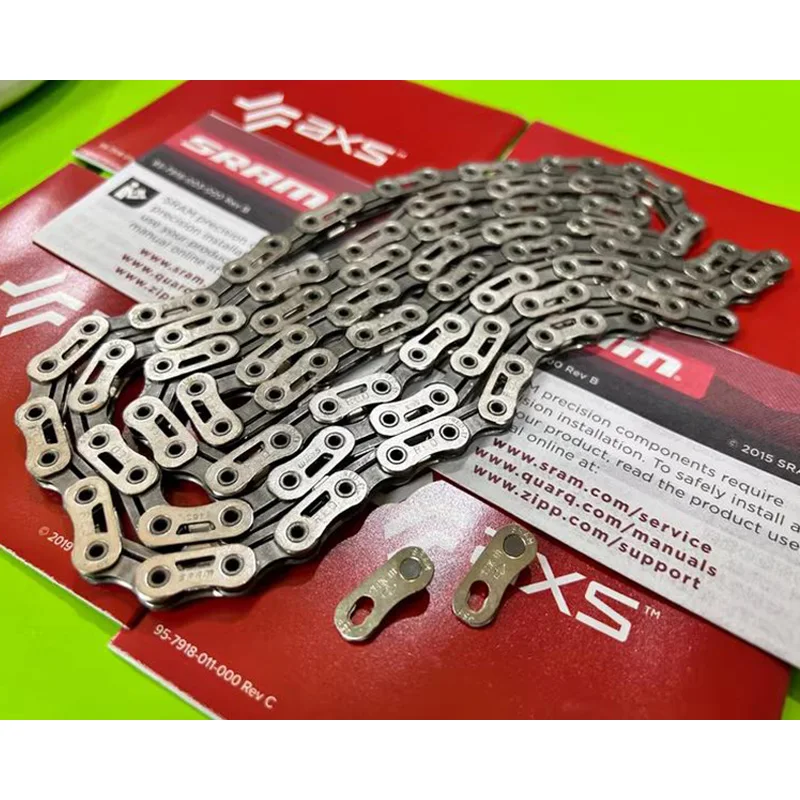 Фото Цепь для шоссейного велосипеда SRAM RED D1 / E1 12-скоростная eTap, высокопрочная прецизионная цепь для электронного переключения передач, 112 / 114 / 120 звеньев №5