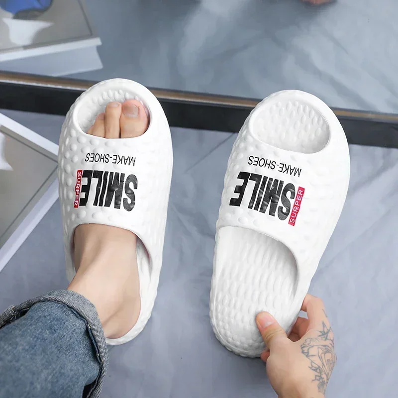 Сандалии унисекс для дома и пляжа легкие мягкие на толстой подошве Нескользящие