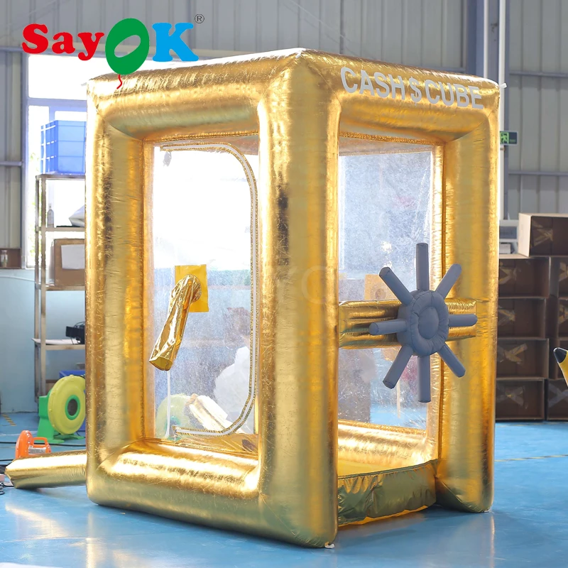 

Золотая надувная камера для захвата денег SAYOK