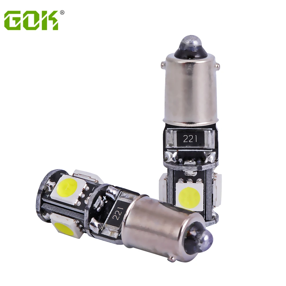 Лампы светодиодные BA9S BAX9S H6W 433 434 BAY9S H21W 5SMD 5050, 2 шт. Лампы светодиодные BA9S BAX9S H6W 433 434 BAY9S H21W 5SMD 5050, 2 шт.