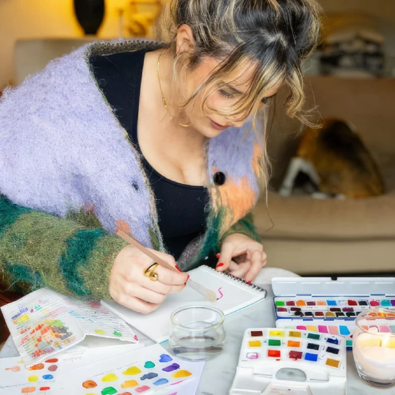 Набор керамических кистей 9 стилей кисти для керамической глазури шерстяная