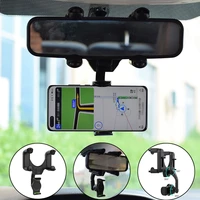 360%c2%b0 rotating rearview mirror cellphone car holder universal phone holder mount for iphone 4 7 inch support telephone stands