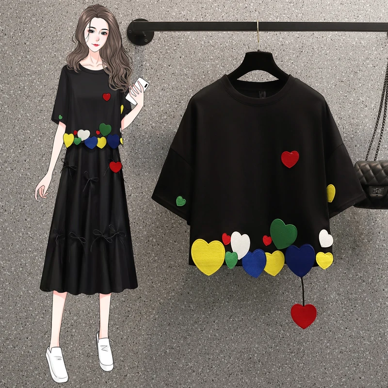 Женская хлопковая футболка с коротким рукавом круглым вырезом |