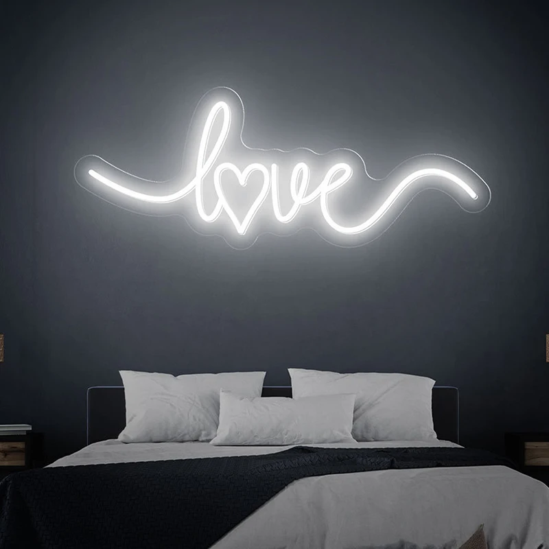 

Love Neon Sign Bedroom Custom Led Sign Room Wall Art Neon Personalized Decor Lights Cool Neon Sign Party Wedding Decoraton Signs