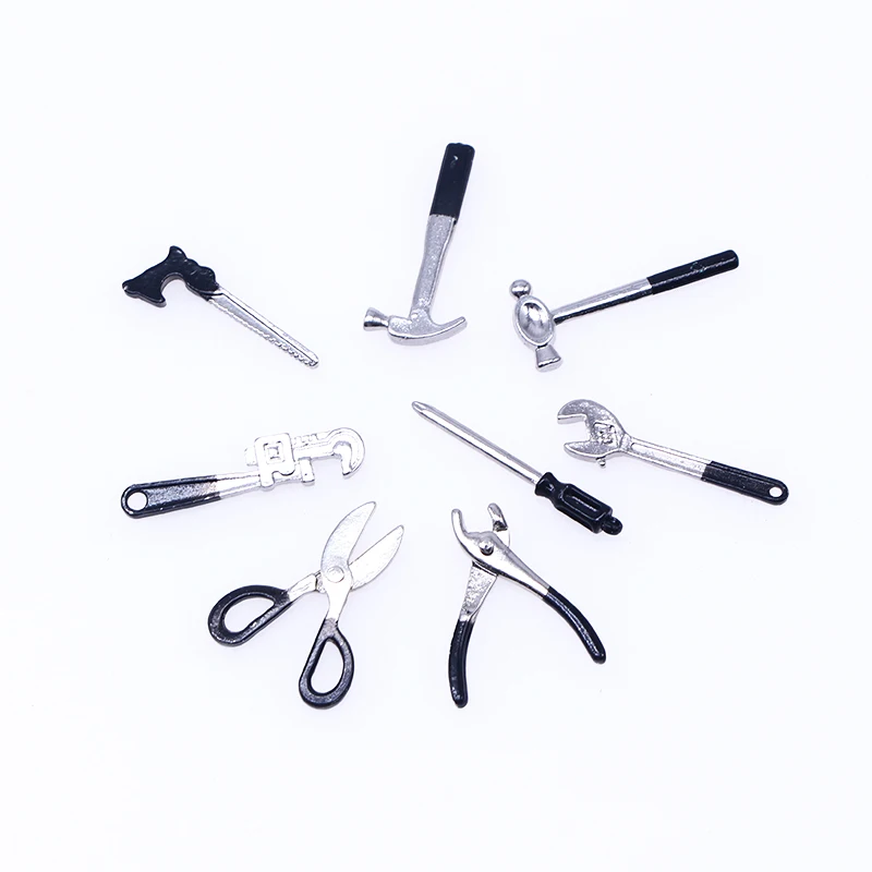 

Миниатюрные Инструменты для ремонта, 8 шт./компл., набор инструментов для моделирования, модель игрушек для украшения кукольного домика, Мин...