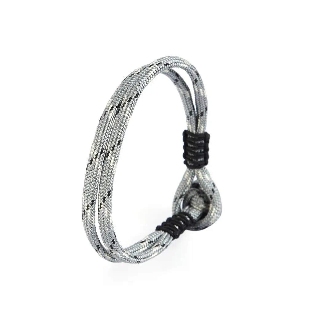 

Gray Slim Paracord Bracelet Paracord Bracelet