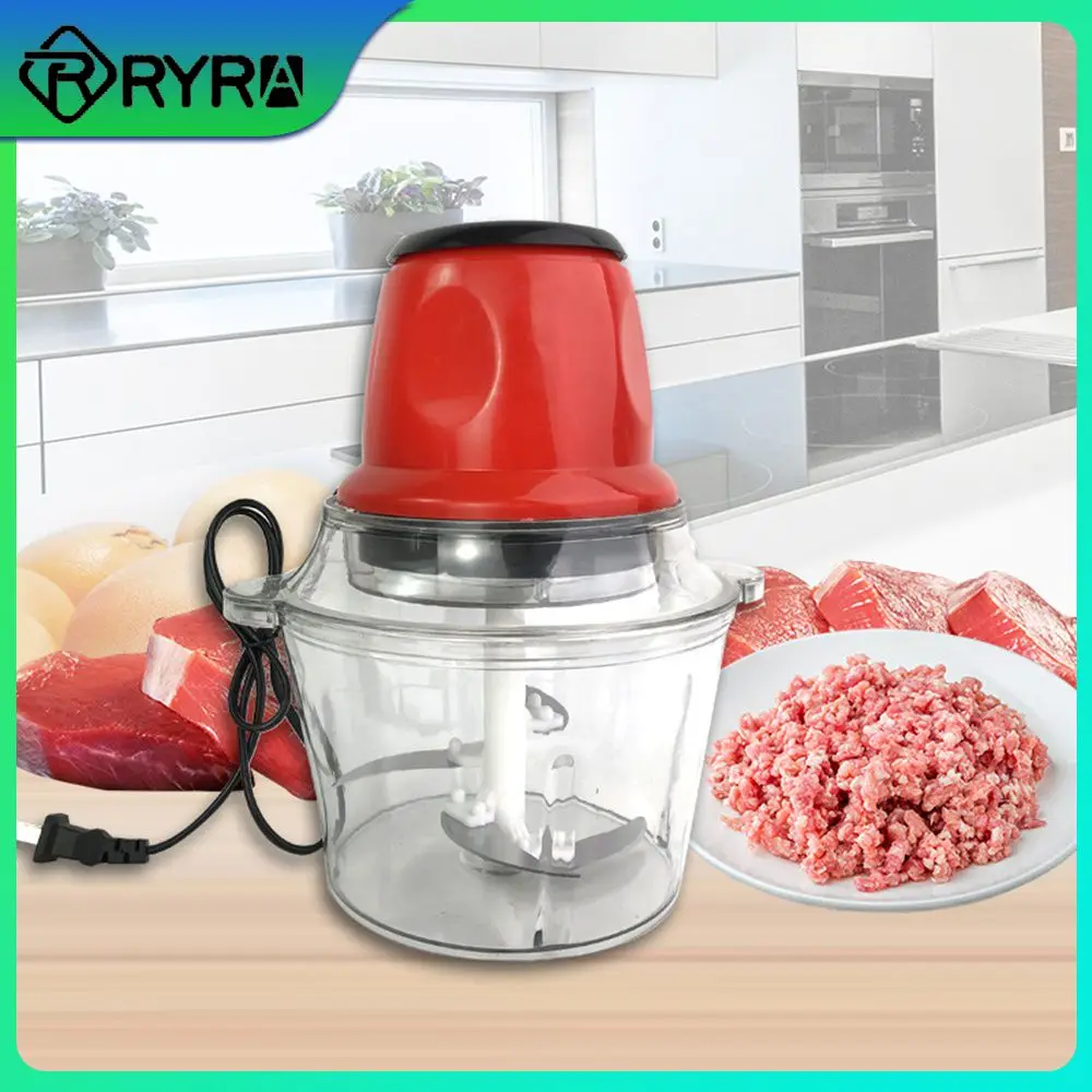 

Mixer Stuffing Auxiliary 2l Meat Grinder Garlic Vegetable Electric Minced Meat Minced Cooking Machine Manual Food Processors