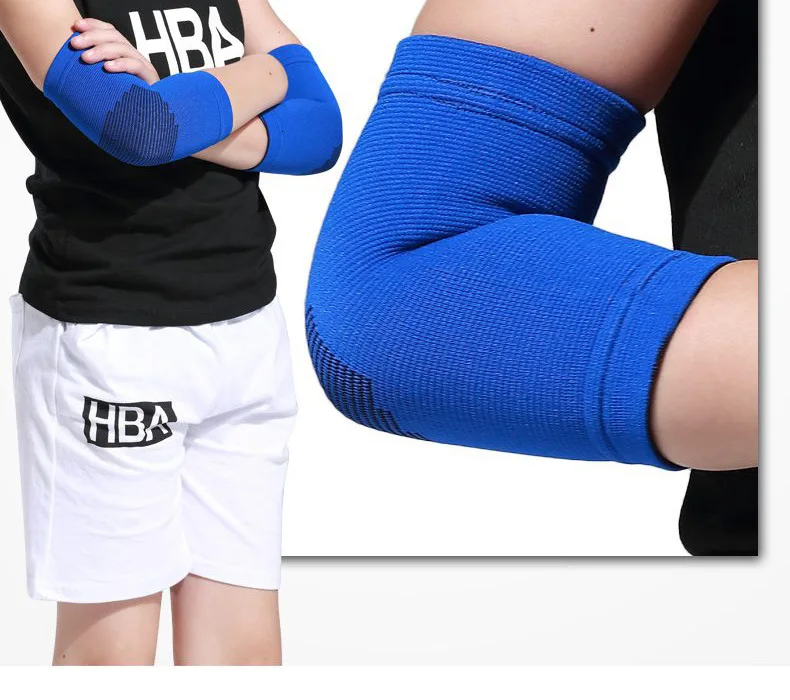 

1Pair Children Kids Elbow Pads Dancing Volleyball Sport Crawling Elbow Protector Tennis Fitness Gym Arm Sleeves Guard Boys Girls