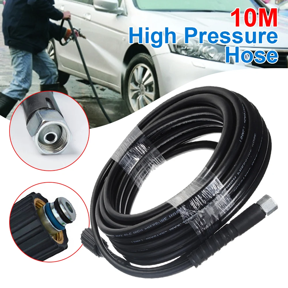 

5800PSI 10M High M22 X M14 Power Pressure Washer Extension Jet Hose Connector Replacement For Karcher K2-K7