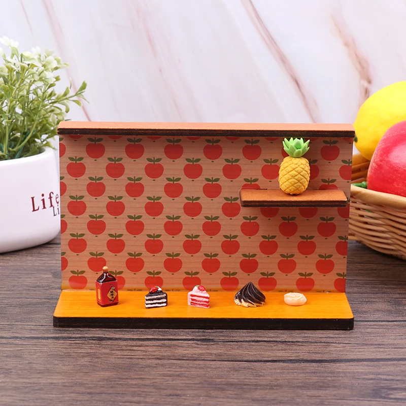 

Кукольный домик, миниатюрная деревянная подставка для Яблоков, маленькая декоративная миниатюрная сцена, реквизит для рукоделия, игрушка «...