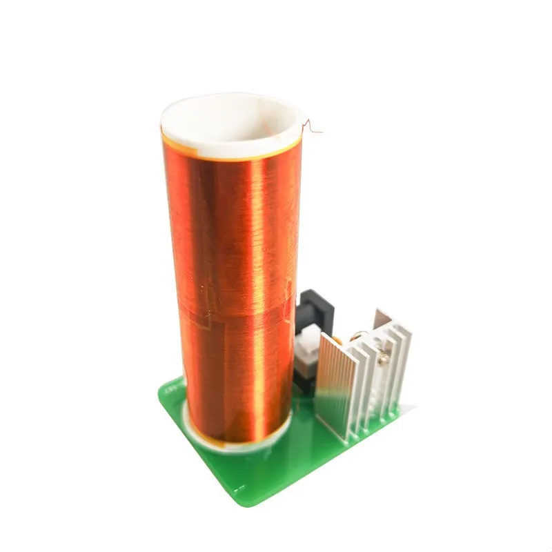 Mini Tesla Coil DIY Kit DC 15-24V 15W Tesla Music Coil Plasma Speaker Electronic Kit Arc Plasma Scientific Toy
