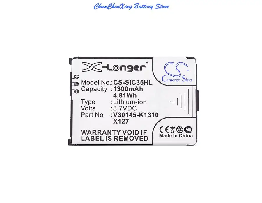 Аккумулятор Cameron Sino 1300 мАч L36880-N5401-A102 для Siemens 3506 3508 3518 3568 3608 C35 C35e C35i M35 P35 S35i S46 S47