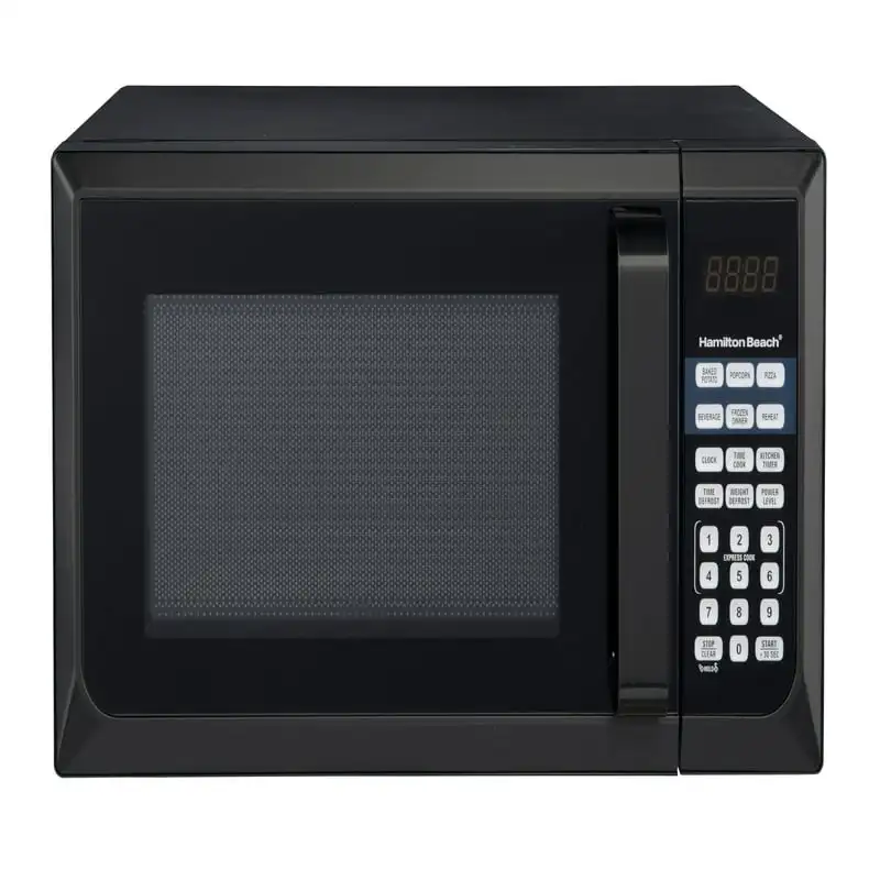 

Stainless Steel 0.9 Cu. Ft. Black Microwave Oven
