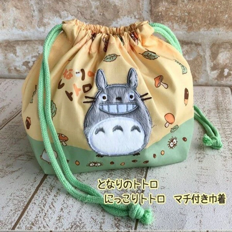 

Ghibli 2023 Cartoon Totoro Women's Bag Mini Messenger Bags Female Shoulder Bags Canvas Handbags Girls Zipper Mobile Phone Bag
