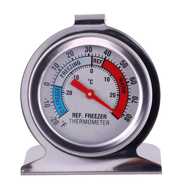 

Steel Refrigerator Freezer Thermometer Steel Dial Dail Fridge Measure Typetype Tool Temperature R8i4