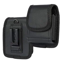 leather phone pouch for samsung z flip 3 5g belt clip holster oxford cloth phone case for galaxy z flip3 5g sm f711b waist bag